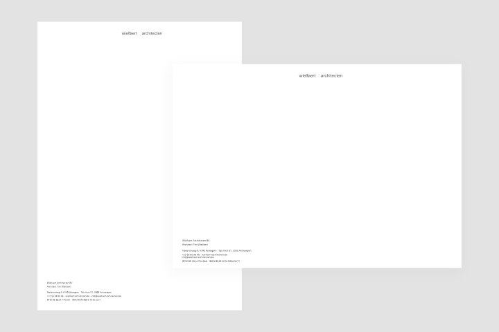 Two pages from the stationary